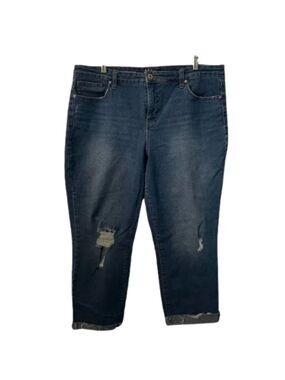 Style & co. Curvy Girlfriend Denim Jeans.‎ Size 16. Pre-loved In Good Condition